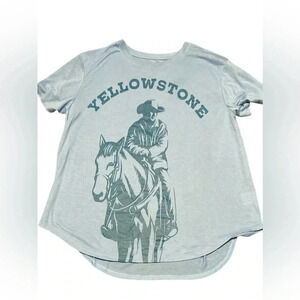 Blue Yellowstone women’s short sleeve T-shirt size XXL